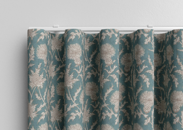 Carlina, Teal - Made to Measure Curtains - Image 13